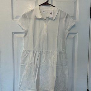Girls XX-Large (14-16) Gap White Polo Dress